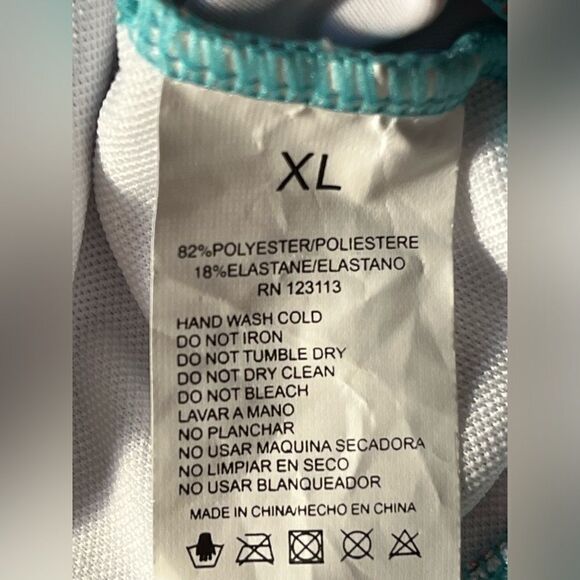 True Colours by LA Moda Clothing One Piece Plunge Neck Bathingsuit - Picture 5 of 6